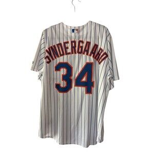 New York Mets Noah Snydergaard #34 Jersey Size XL Majestic Cool Base Authentic